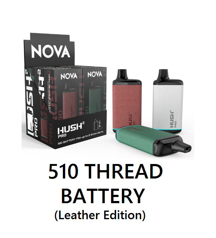 NOVA Hush 2 PRO 510 Thread Battery Vape (Leather Edition) VAUGHAN VAPES NOVA Hush 2 PRO 510 Thread Battery Vape (Leather Edition) VAUGHAN VAPES