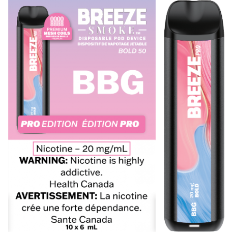 Breeze Smoke Pro 2000 Puffs BBG