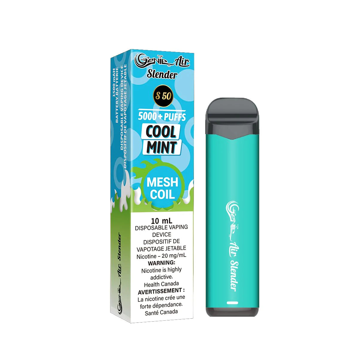 Genie Slender 5000 Puffs S50 Cool Mint