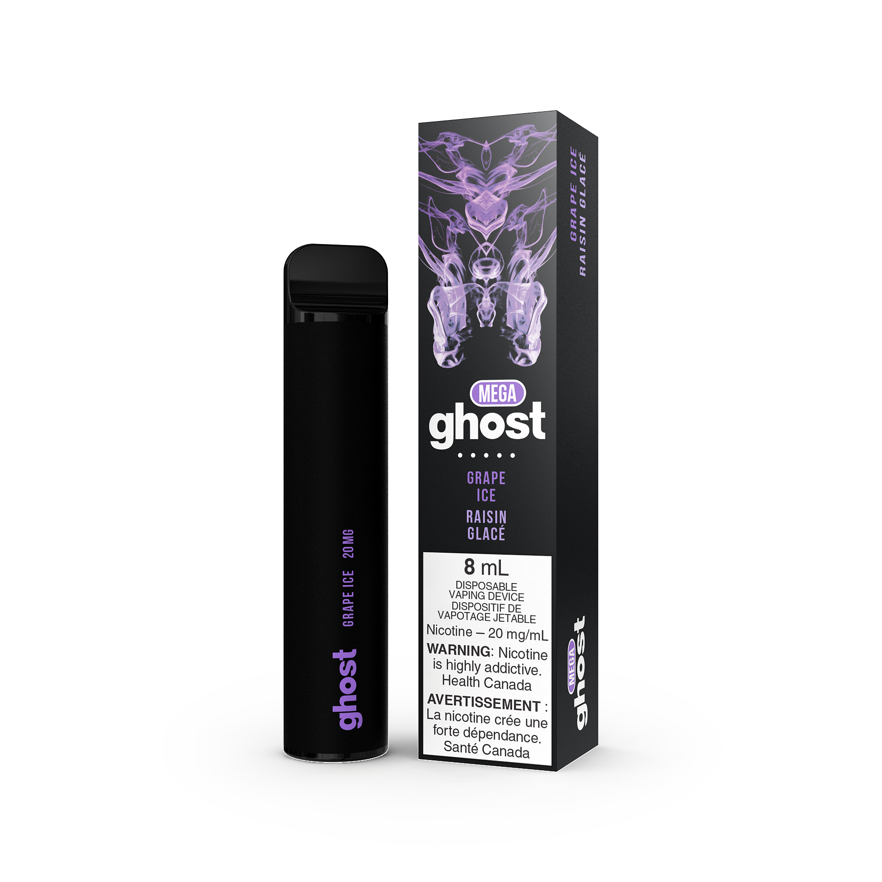 Ghost Mega 3000 Puffs Disposable Grape Ice