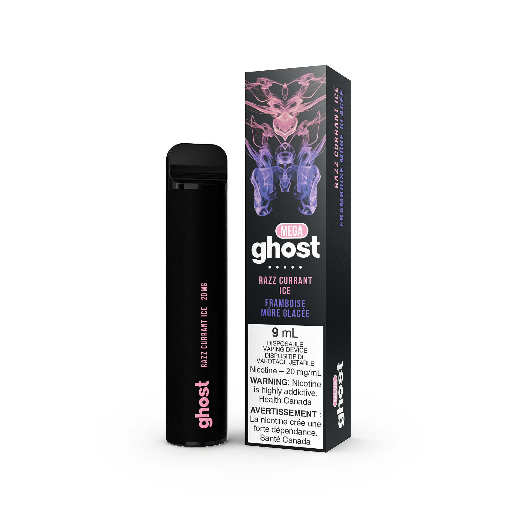 Ghost Mega 3000 Puffs Disposable Razz Currant Ice