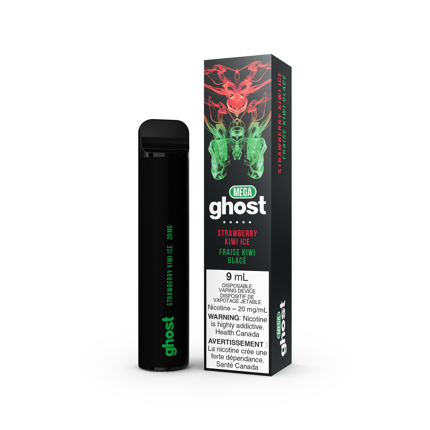 Ghost Mega 3000 Puffs Disposable Strawberry Kiwi Ice