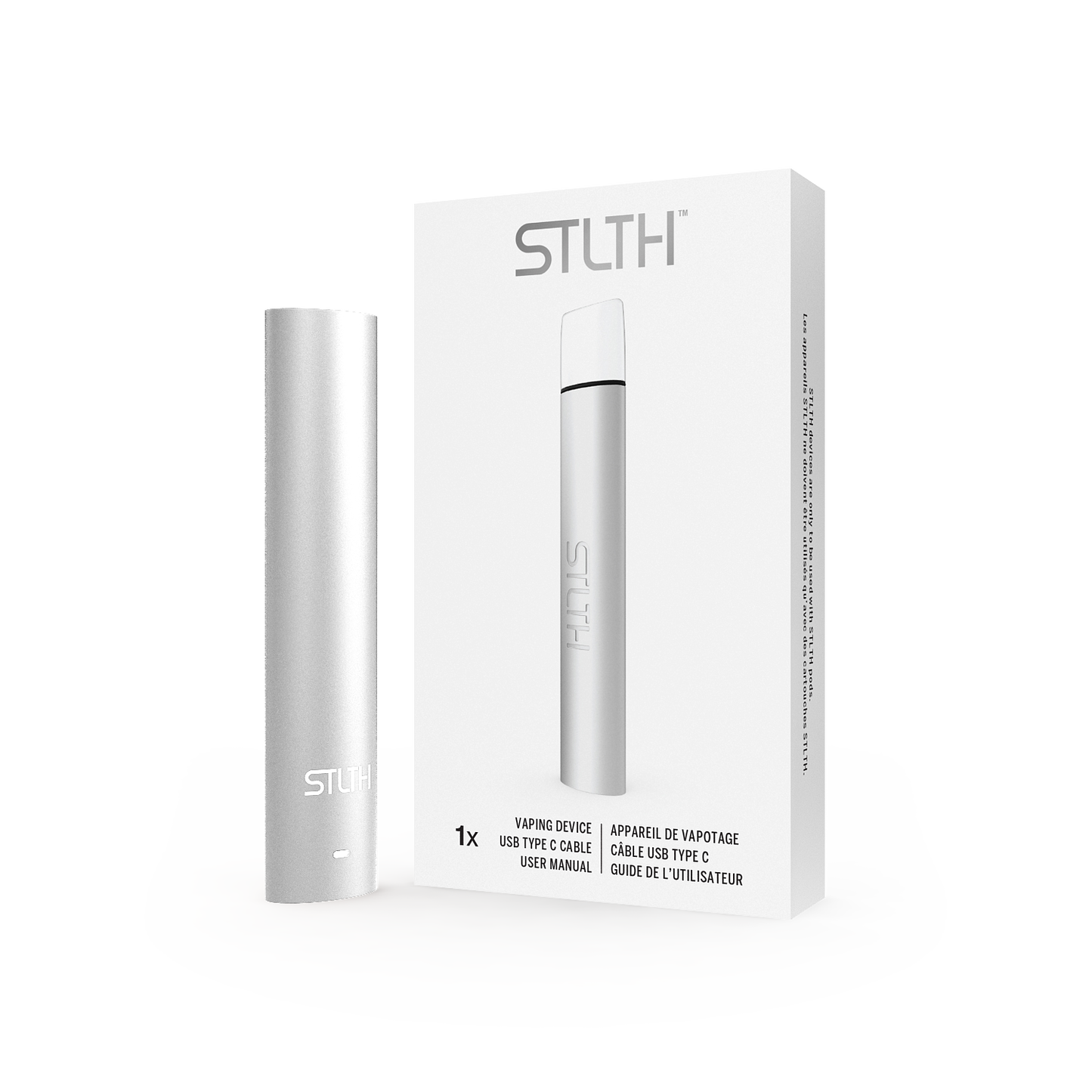 Stlth Metal Device silver metal
