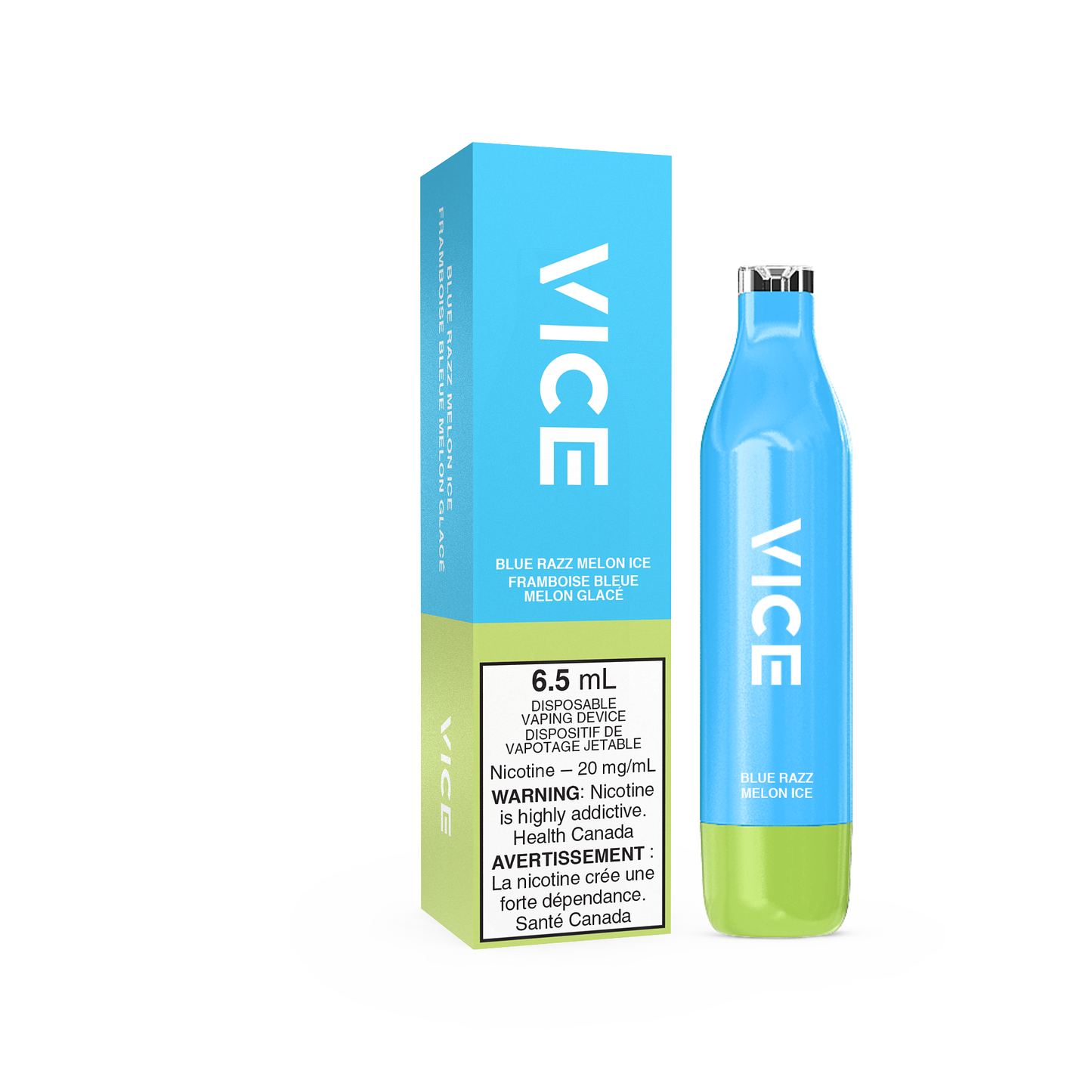Vice Disposable 2500 Puffs  Blue Razz Melon Ice