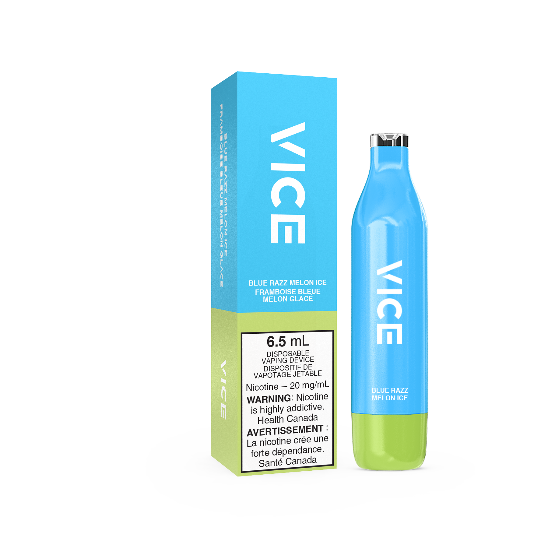 Vice Disposable 2500 Puffs  Blue Razz Melon Ice