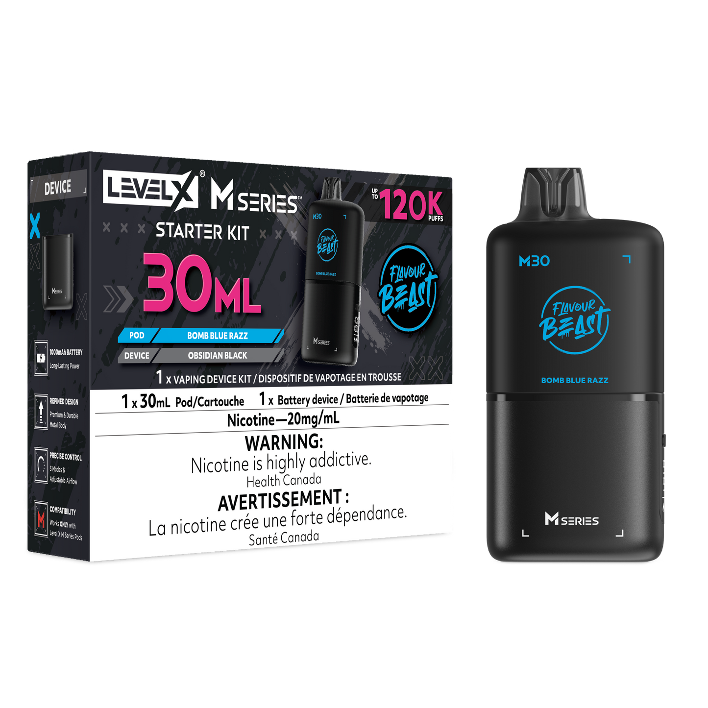 Level X Flavour Beast M30 Starter Kit Series
