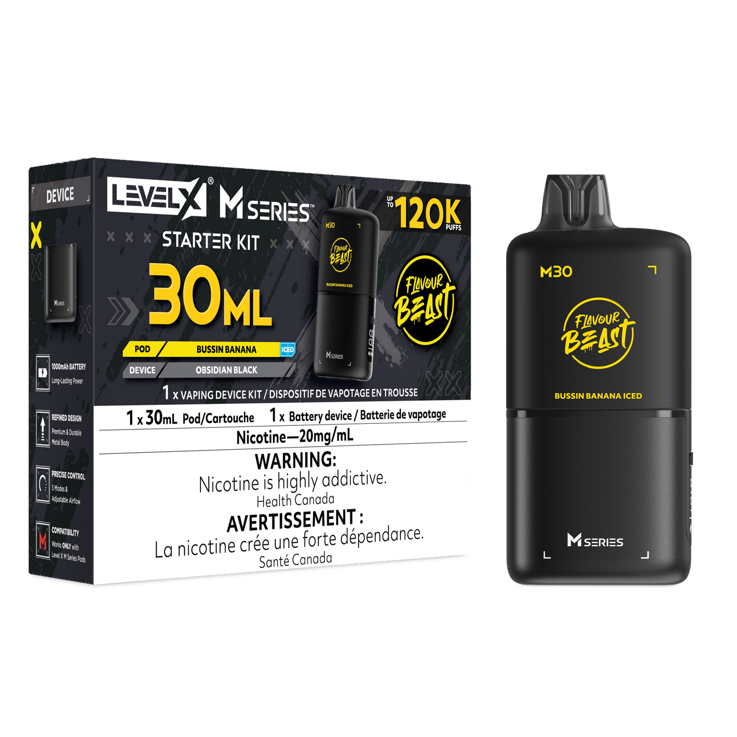 Level X Flavour Beast M30 Starter Kit Series