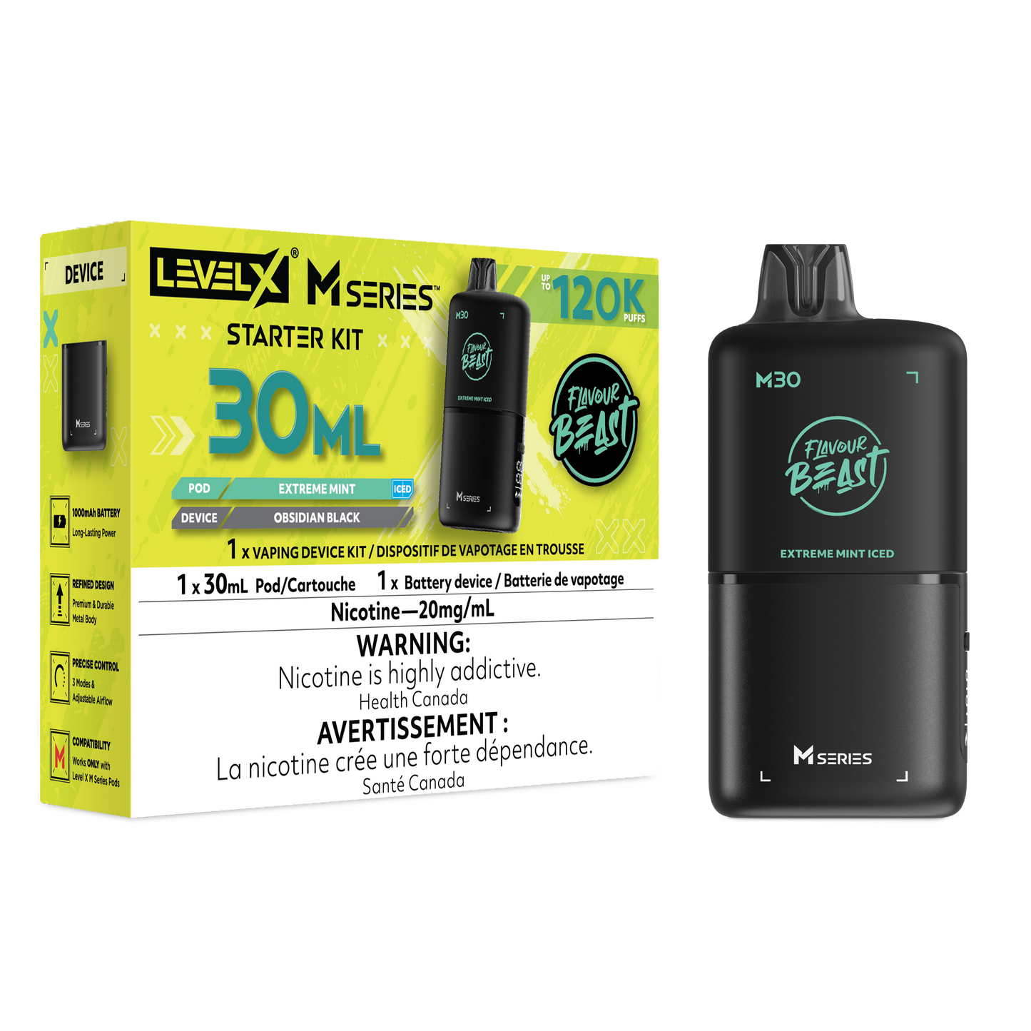 Level X Flavour Beast M30 Starter Kit Series