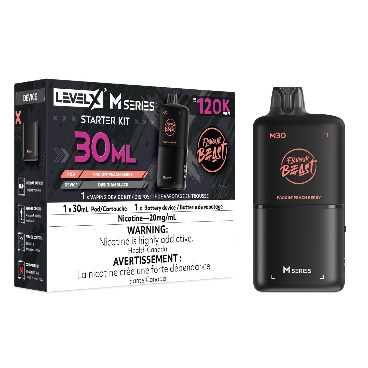 Level X Flavour Beast M30 Starter Kit Series