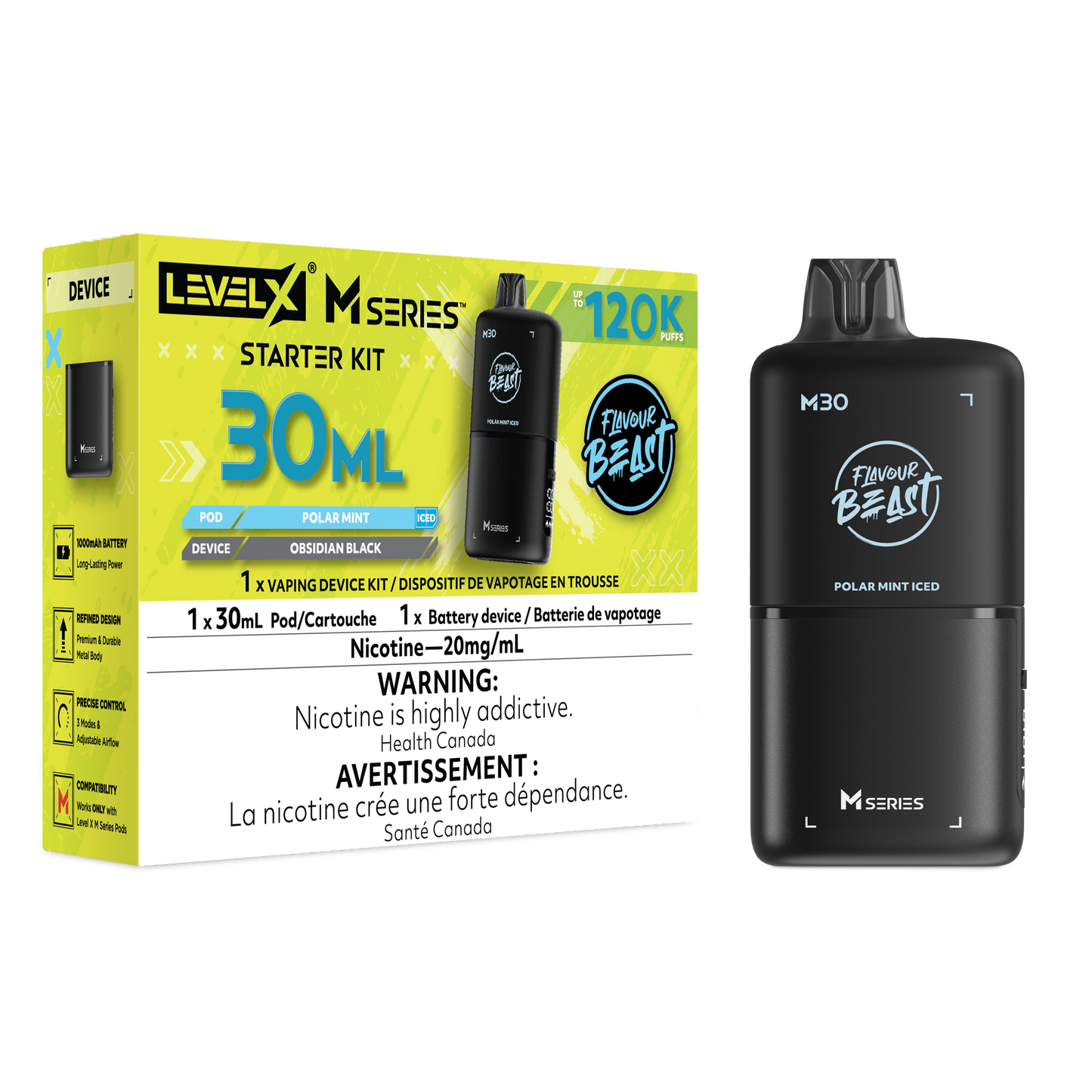 Level X Flavour Beast M30 Starter Kit Series