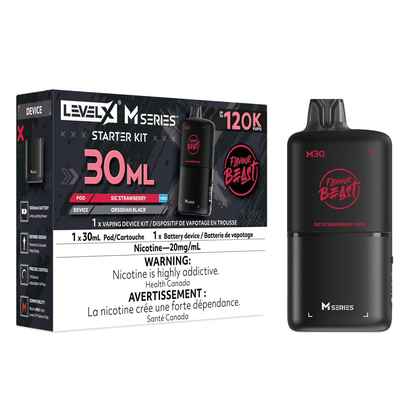 Level X Flavour Beast M30 Starter Kit Series