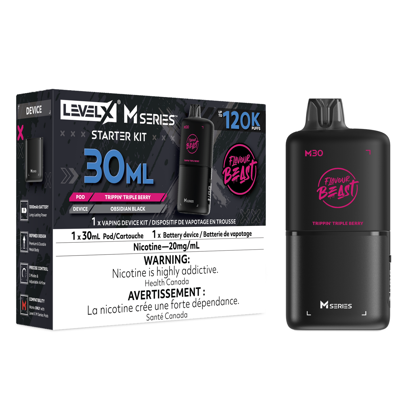 Level X Flavour Beast M30 Starter Kit Series