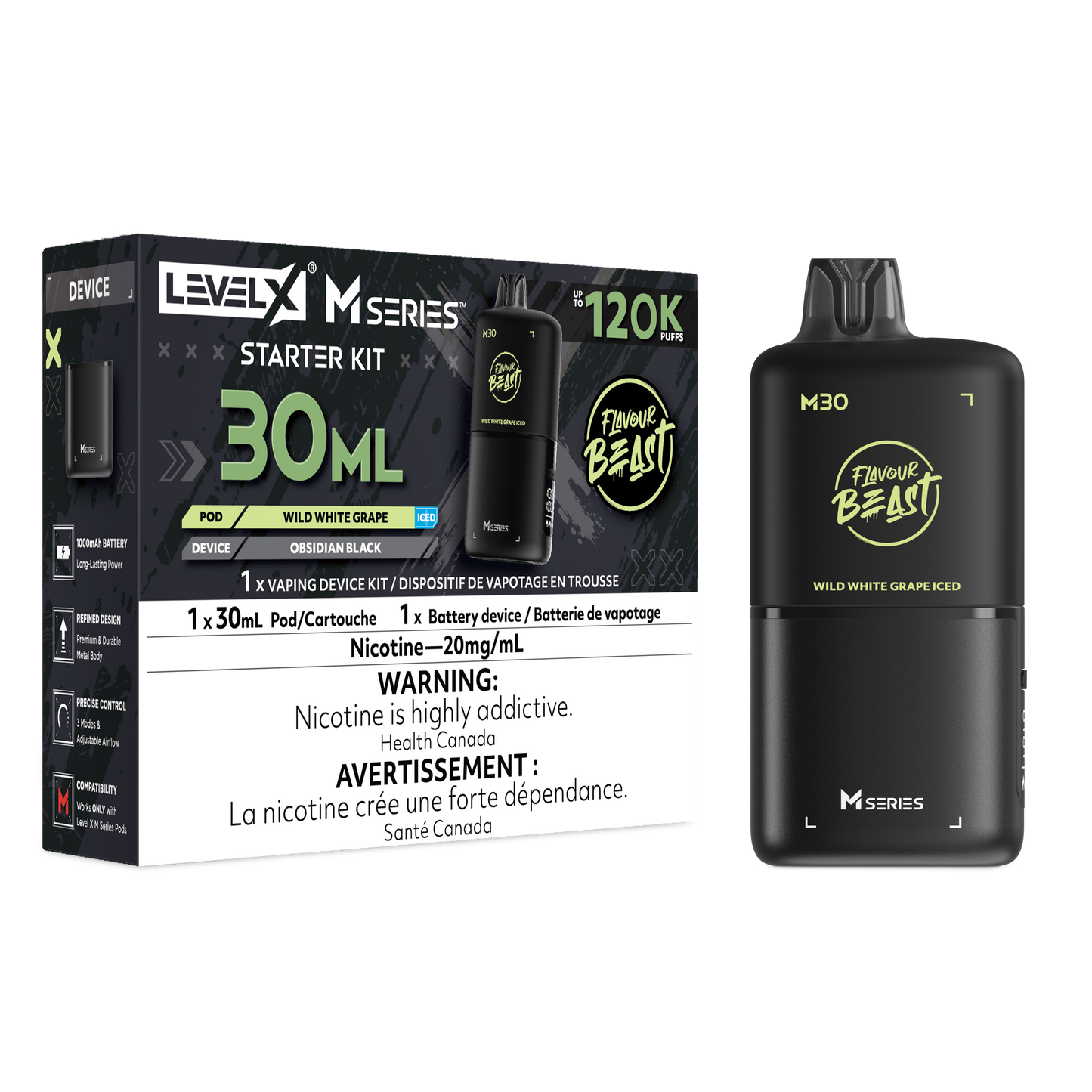 Level X Flavour Beast M30 Starter Kit Series