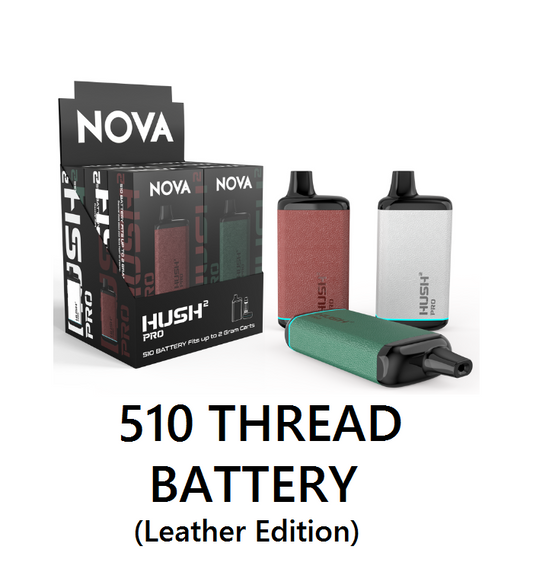 NOVA Hush 2 PRO 510 Thread Battery Vape (Leather Edition)