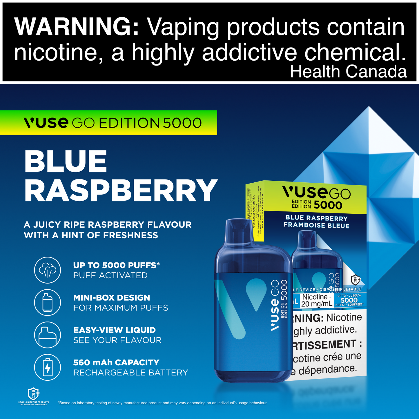 Vuse Go 5000 Blue Raspberry