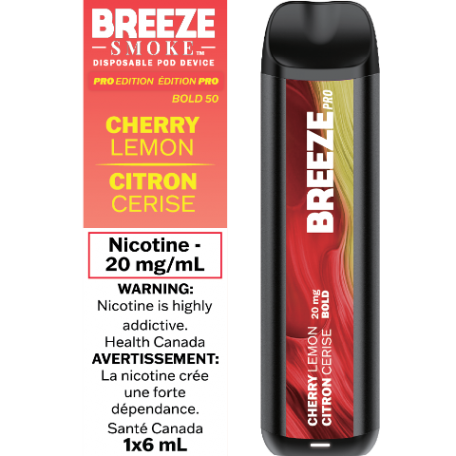 Breeze Smoke Pro 2000 Puffs Cherry Lemon