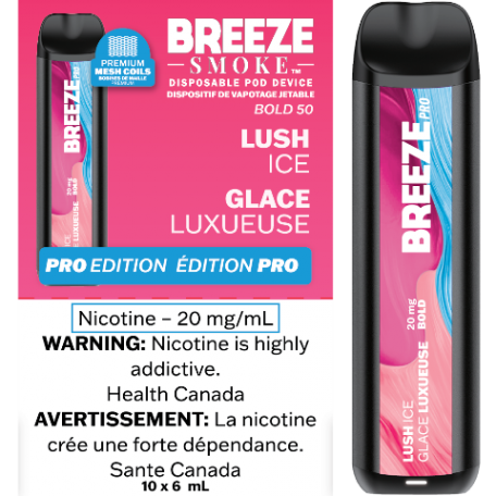 Breeze Smoke Pro 2000 Puffs Lush Ice