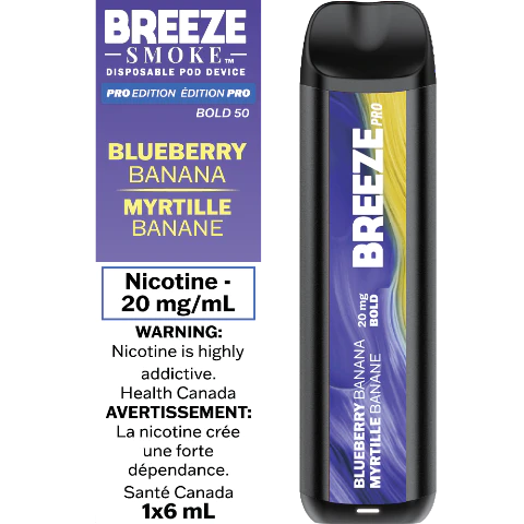 Breeze Smoke Pro 2000 Puffs Blueberry Banana
