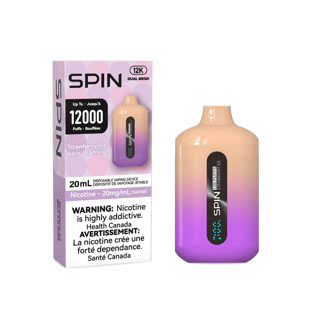SPIN 12K Disposable VAUGHAN VAPES SPIN 12K Disposable VAUGHAN VAPES