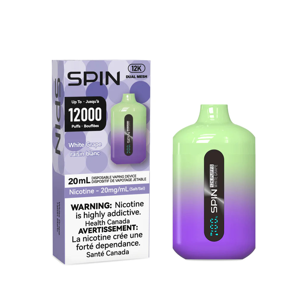 SPIN 12K Disposable VAUGHAN VAPES SPIN 12K Disposable VAUGHAN VAPES